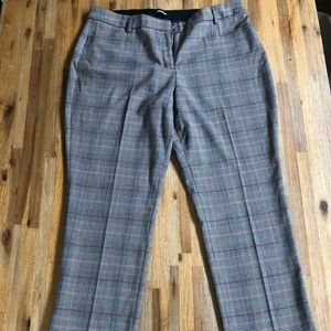 Express Plaid Ankle Pants